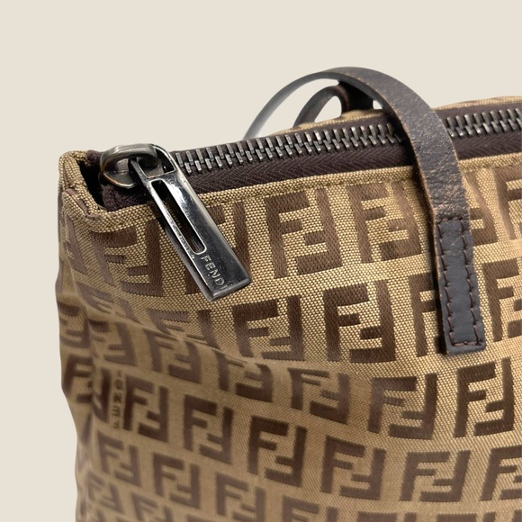 ✨SOLD✨Authentic Fendi Zucca Canvas Tote Bag - Picture 4 of 16